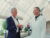 Dr. Gerald Fleisch und Prim. Dr. Peter Fraunberger, Geschäftsführung Vorarlberger Krankenhaus-Betriebsgesellschaft – Geschäftsbericht LKH 2024